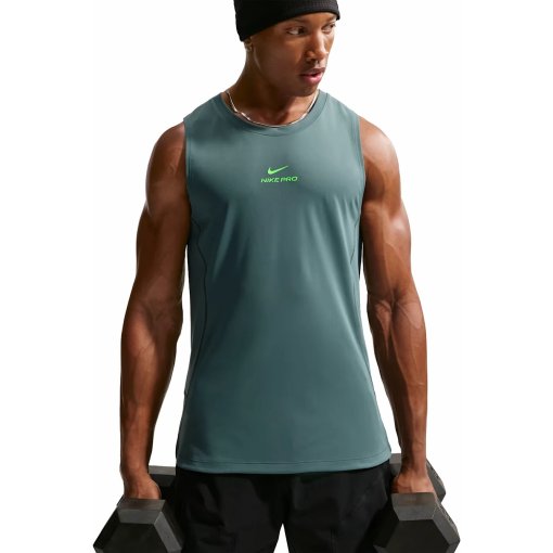 Produktbild von Nike Pro Dri-FIT Trainings-Tank-Top für Herren - mineral slate/green strike IF2805-382