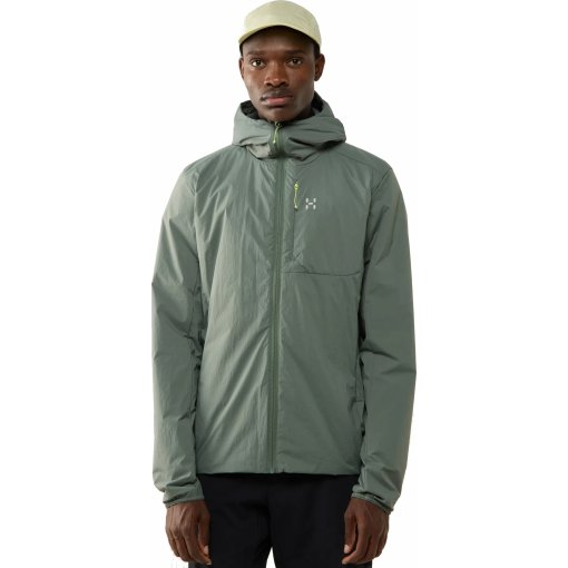 Photo produit de Haglöfs L.I.M Mimic Barrier Hood Veste pour hommes - chlorophyll green 5YE
