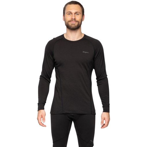 Foto de Bergans Camiseta de Manga Larga Hombre - Inner:Pure Merino - negro