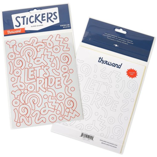 Produktbild von thousand Helm-Sticker - Super Shapes