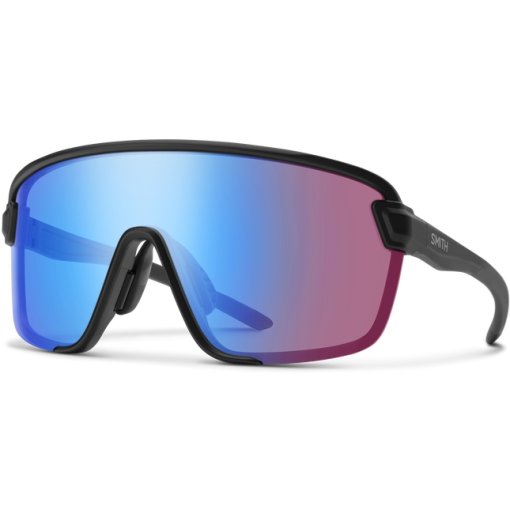 Produktbild von Smith Bobcat ChromaPop Brille - Matte Black - Low Light Rose Blue Mirror | Clear