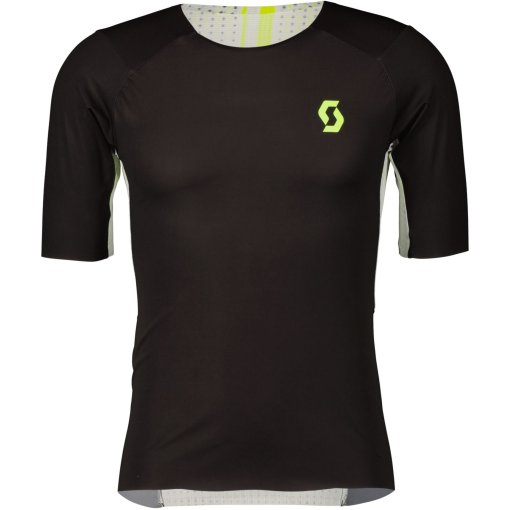 Photo produit de SCOTT Maillot de Manches Courtes Homme - RC Run Ultra - noir/jaune
