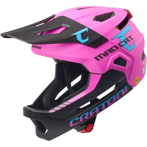 Productfoto van CRATONI MadCat MIPS Fietshelm Kinder - pink-black matt