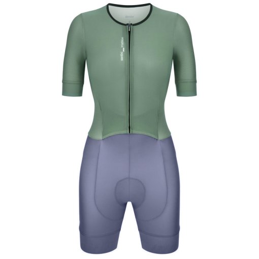 Immagine prodotto da Santini Tuta Ciclismo Donna - Leaf Trisuit 5T774LIMGLEAF - acqua