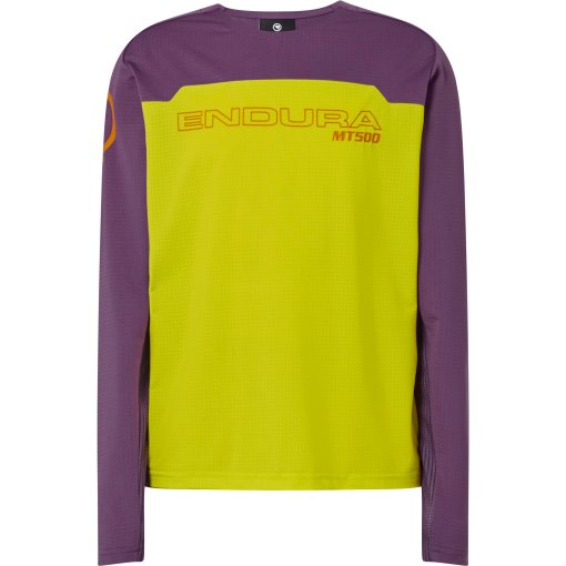 Photo produit de Endura T-Shirt Manches Longues Enfant - MT500 Burner - end citrus