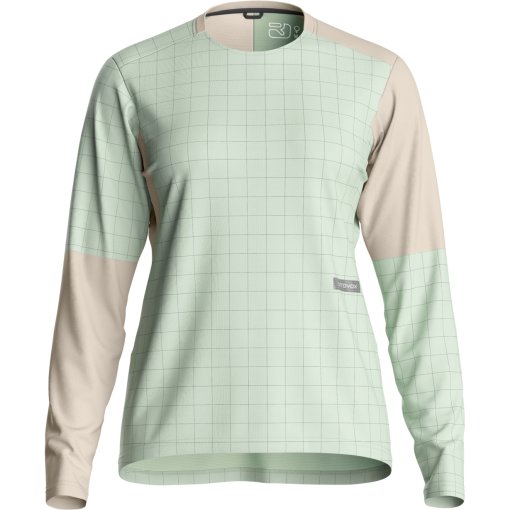 Productfoto van Ortovox Sequence Trail Damesshirt met lange mouwen - green acid