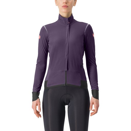 Produktbild von Castelli Alpha Flight RoS Jacke Damen - night shade/orchid petal-silver grey 502