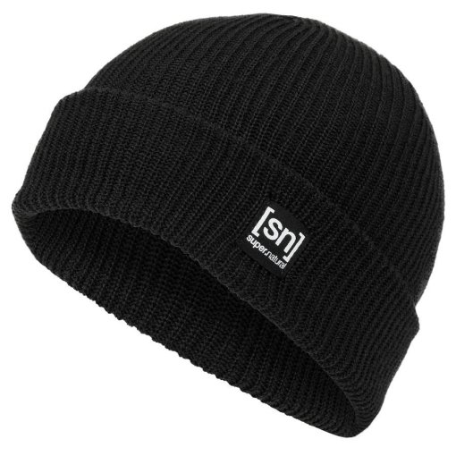 Foto de SUPER.NATURAL Gorro de Punto - Merino Basic - Jet Black