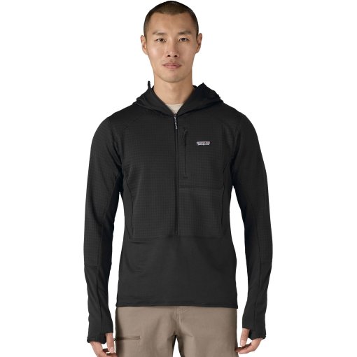 Foto de Patagonia Sudadera con Capucha Hombre - R1 Hybrid - Negro