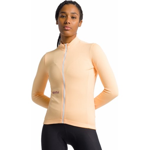 Photo produit de Sportful Maillot Vélo Femme - Classic Thermal - 856 Vanilla Sunset
