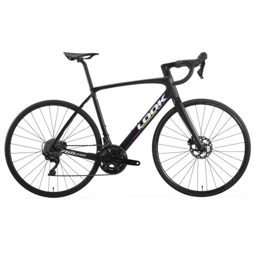 Picture of LOOK 765 OPTIMUM 2 105 2x12 / RS171 - Carbon Road Bike - 2027 - proteam black satin / black gls