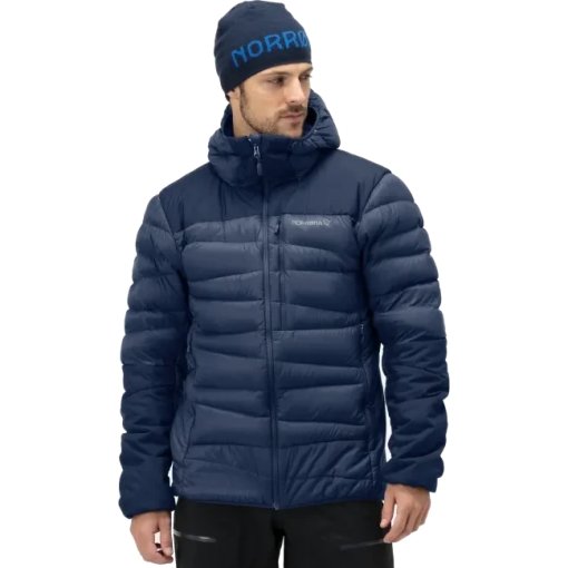 Foto de Norrona Plumífero Chaqueta Hombre - falketind down750 hood - Indigo Night