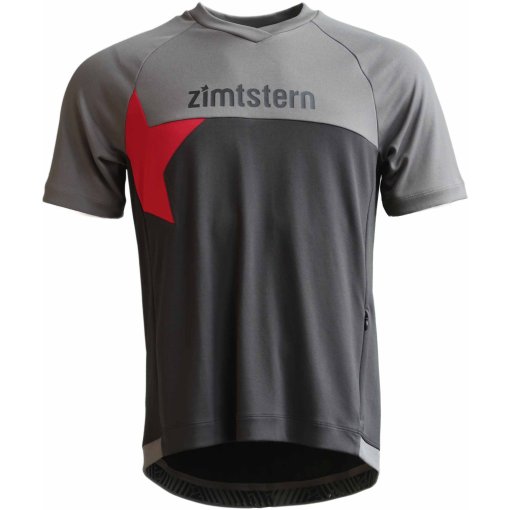 Foto de Zimtstern Maillot de Manga Corta Hombre - Bulletz - Pirate Black/Gun Metal