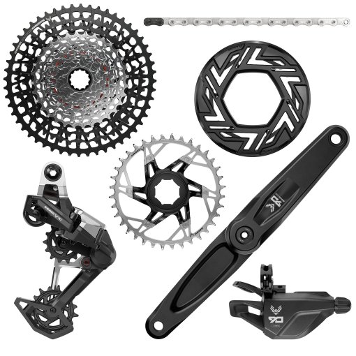 Immagine prodotto da SRAM Kit di Cambio E-MTB Eagle 90 Transmission | T-Type | SRAM / Brose | A1 - nero / argento