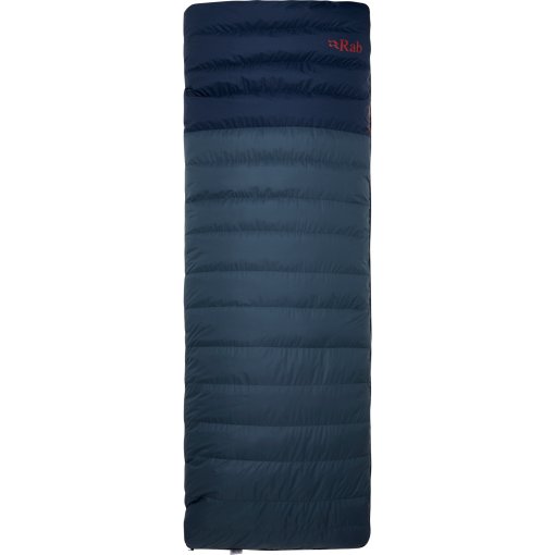 Produktbild von Rab Outpost 500 Daunen Schlafsack - RV links - tempest blue/orion blue