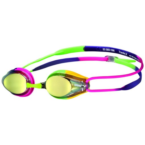 Immagine prodotto da arena Occhialini da Nuoto Bambino - Tracks JR Mirror - Violet/Fuchsia/Verde
