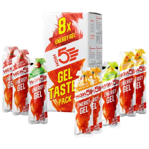 Kuva tuotteesta High5 Energy Gel Taster Pack - with Carbohydrates - 8x40g