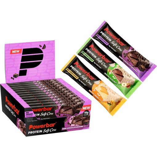 Image de Powerbar Protein Soft Core - barre protéinée - 12x48g