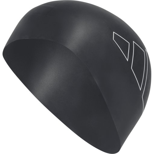 Slika izdelka adidas Adult Logo Plavalna kapa s UV zaščito - black/white IA8305