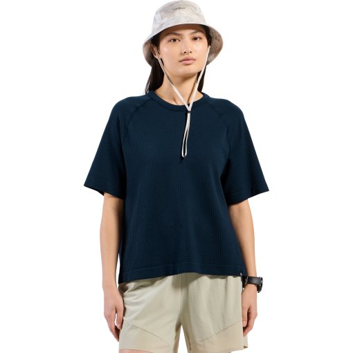 Produktbild von Odlo Cubic Merino T-Shirt Damen - dark sapphire