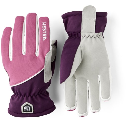 Productfoto van Hestra Xc Tracker Junior - Handschoenen met vijf vingers - cerise/plum