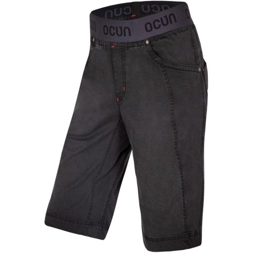 Foto de Ocún Pantalones Escalada Hombre - Mánia Organic Jeans Shorts - negro