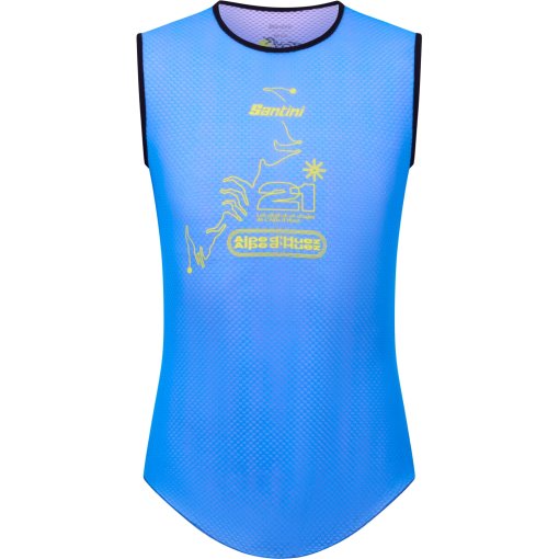 Photo produit de Santini Alpe D&#039;Huez Maillot de corps sans manches pour hommes - Tour de France™ 2026 Collection RE002GLLADHZ6TDF - lilla LL