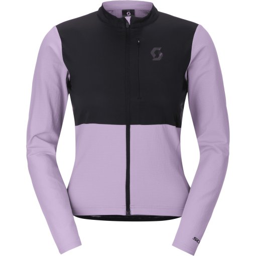 Picture of SCOTT Endurance Warm Longsleeve Jersey Women - sherbet purple/black