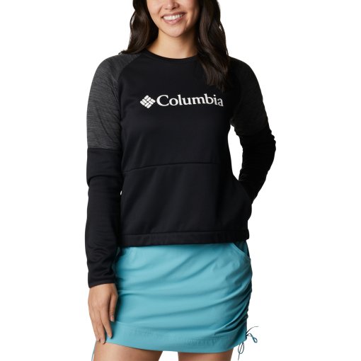 Immagine prodotto da Columbia Golfino in Pile Donna - Windgates Crew - Black/Black Heather
