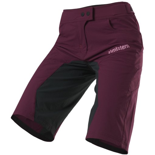 Foto de Zimtstern Pantalones Cortos MTB Mujer - Taila Evo - Windsor Wine/Pirate Black