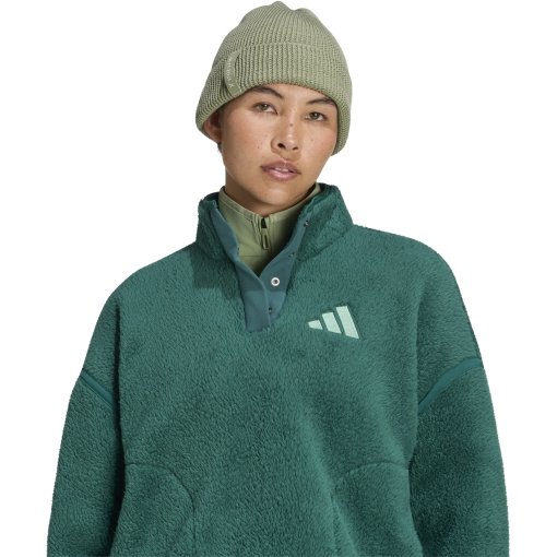【y4326u】green clothing over mitt XL adidas TERREX Multi Fleece Pullover Women - collegiate green