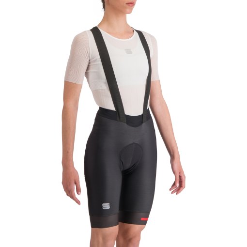 Foto de Sportful Culotte Corto con Tirantes Ciclismo Mujer - Fiandre - 002 Negro
