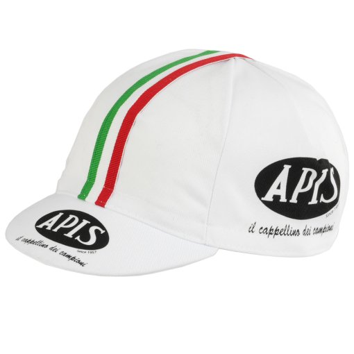 Foto de Apis Gorra Ciclismo Profesional Estilo Retro - APIS VINTAGE WHITE