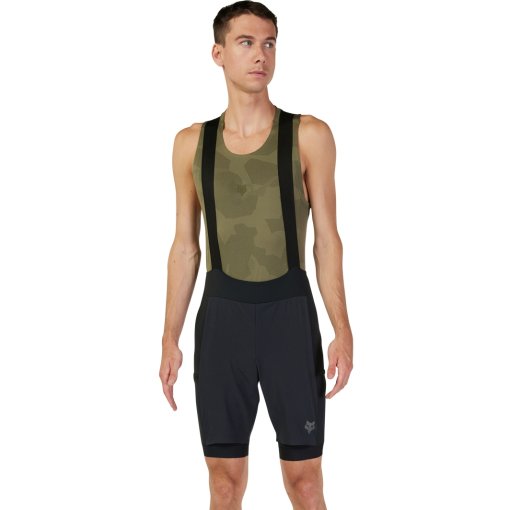 Immagine prodotto da FOX Salopette Ciclismo Corta Uomo - Flexair Ascent Cargo - nero