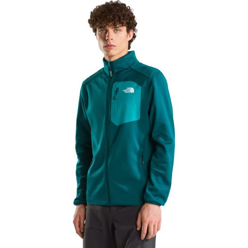 Slika izdelka The North Face Crest Moška flis jakna - Pacific Teal/TNF Black