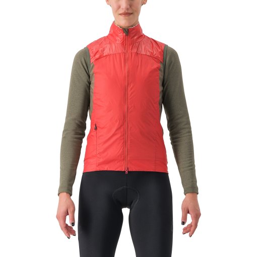 Produktbild von Castelli Unlimited Puffy Weste Damen - mineral red/silver grey 654