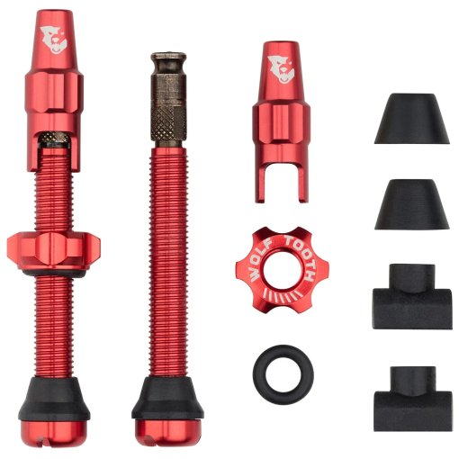 Immagine prodotto da Wolf Tooth Kit di Valvola - Tubeless | Clik Valve (SCV) - rosso
