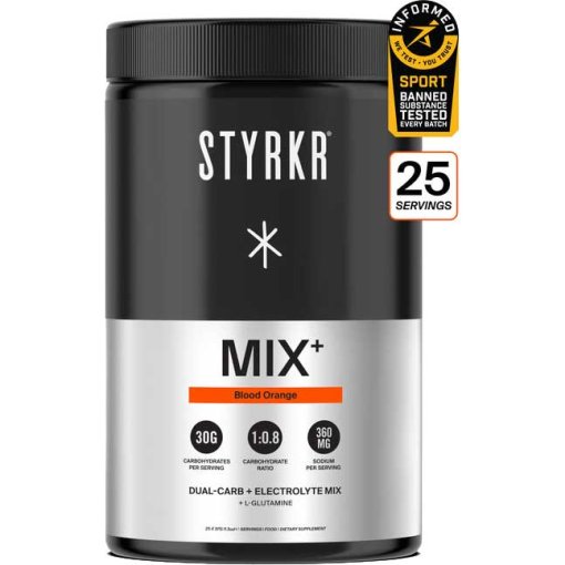 Productfoto van Styrkr MIX+ Dual-Carb &amp; Electrolyte Mix - Drankpoeder - 925g