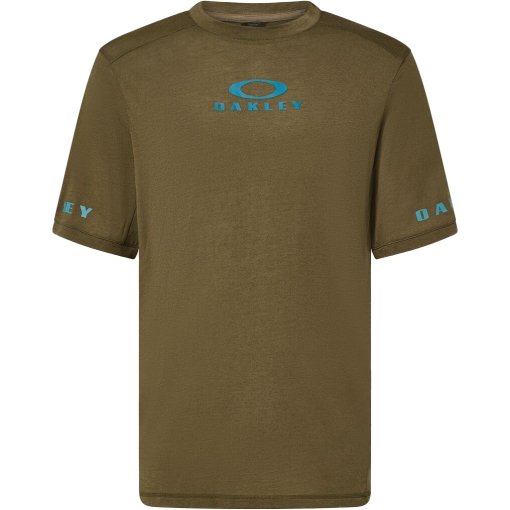 Foto de Oakley Maillot de Manga Corta Hombre - Seeker Flow - Army Green