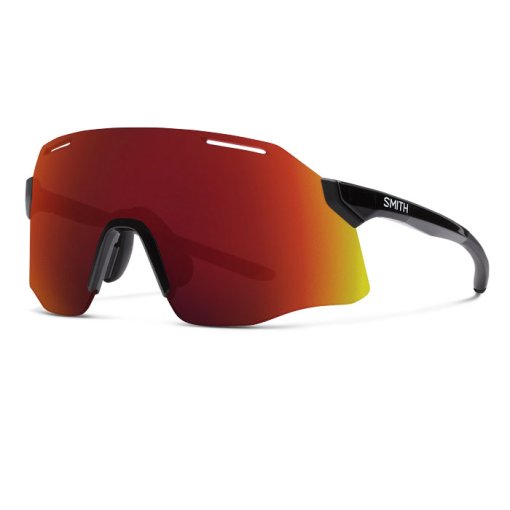 Produktbild von Smith Vert PivLock ChromaPop Brille - Matte Black - ChromaPop Red Mirror + Clear