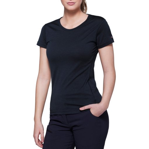 Productfoto van Devold Breeze Merino 150 T-Shirt Dames - 950 Zwart