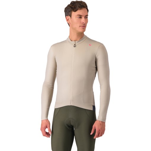 Produktbild von Castelli Espresso Thermo Langarmtrikot Herren - clay/dark grey 294
