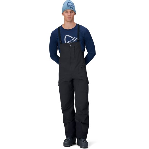 Norrona møre flex1 Bib Pants Men - Caviar | BIKE24