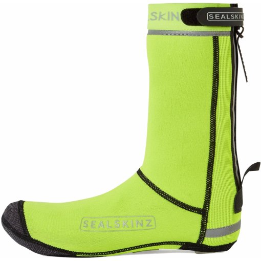 Immagine prodotto da SealSkinz Copriscarpe Bicicletta con Suola Chiusa - Hempton All Weather - Neon Yellow