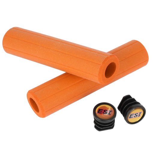 Produktbild von ESI Grips Ribbed Chunky Lenkergriffe - Orange