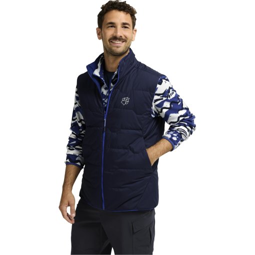 Productfoto van Jack Wolfskin Trail Light Geïsoleerd 2-in-1 vest voor heren - blue orchid