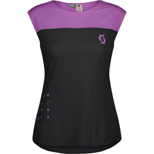 Foto de SCOTT Camiseta sin Mangas Mujer - Trail Vertic DRI - black/liquid purple