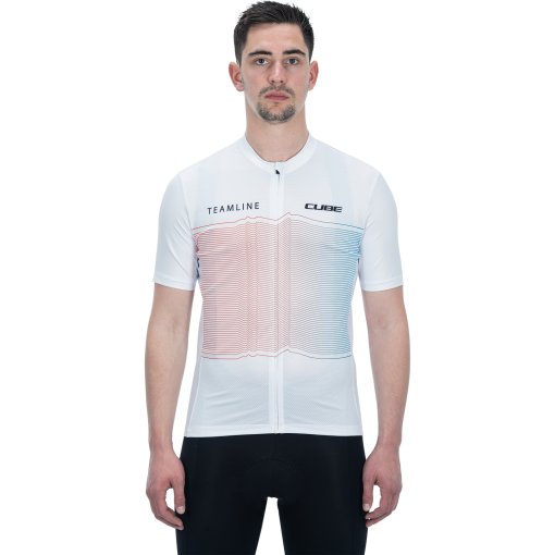 Immagine prodotto da CUBE Maglia a Maniche Corte Uomo - TEAMLINE CMPT - bianco