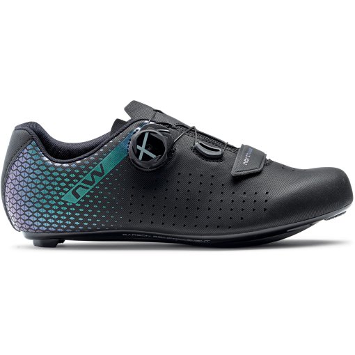 Foto de Northwave Zapatillas Ciclismo Carretera Mujer - Core Plus 2 - negro/iridescent 16