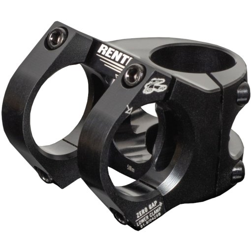 Photo produit de Renthal Apex V2 Potence - 31.8mm | 1 1/8&quot; | 5° - noir/noir